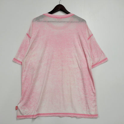 【中古品】【メンズ】 DIESEL ディーゼル A16146 0CPAJ T-BOXT-PAK ティーボックスティーパック トップス 半袖 141-260602-ya-10-izu サイズ：XL カラー：ピンク 万代Net店