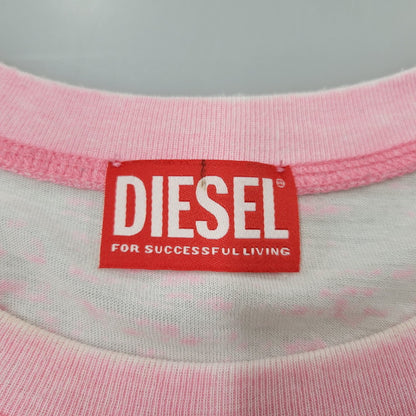 【中古品】【メンズ】 DIESEL ディーゼル A16146 0CPAJ T-BOXT-PAK ティーボックスティーパック トップス 半袖 141-260602-ya-10-izu サイズ：XL カラー：ピンク 万代Net店