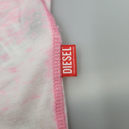 【中古品】【メンズ】 DIESEL ディーゼル A16146 0CPAJ T-BOXT-PAK ティーボックスティーパック トップス 半袖 141-260602-ya-10-izu サイズ：XL カラー：ピンク 万代Net店