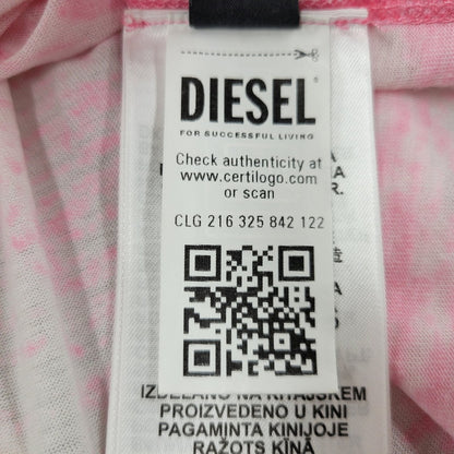【中古品】【メンズ】 DIESEL ディーゼル A16146 0CPAJ T-BOXT-PAK ティーボックスティーパック トップス 半袖 141-260602-ya-10-izu サイズ：XL カラー：ピンク 万代Net店