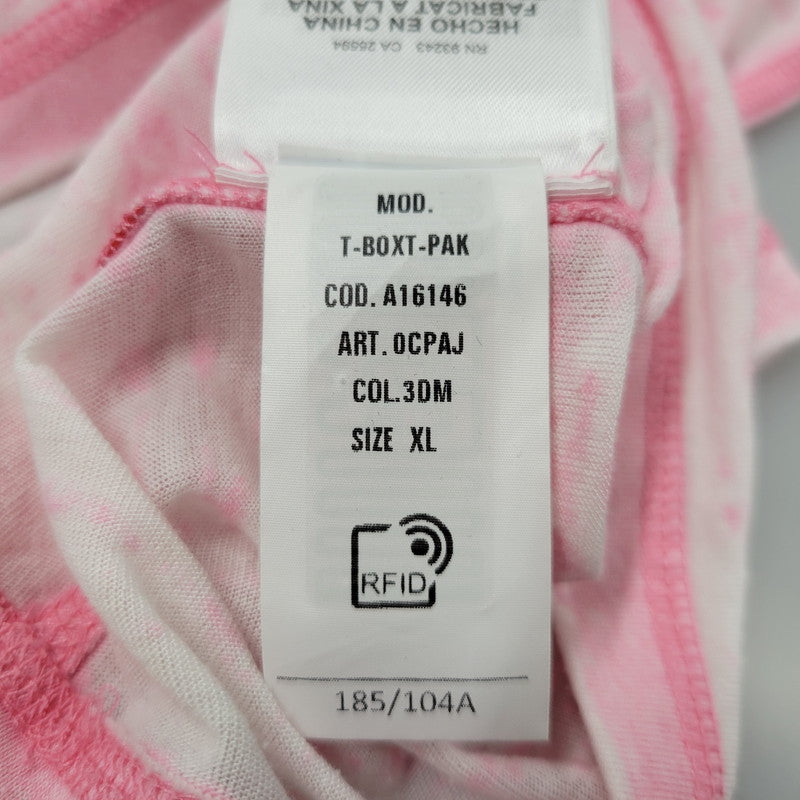 【中古品】【メンズ】 DIESEL ディーゼル A16146 0CPAJ T-BOXT-PAK ティーボックスティーパック トップス 半袖 141-260602-ya-10-izu サイズ：XL カラー：ピンク 万代Net店
