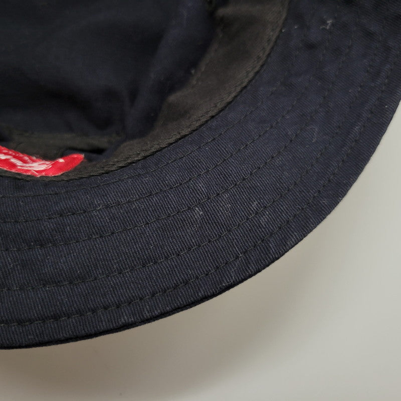 【中古品】【メンズ/レディース】 Supreme シュプリーム TWILL CRUSHER HAT ツイル クラッシャーハット 帽子 185-260512-as-24-izu サイズ：M/L カラー：ネイビー 万代Net店