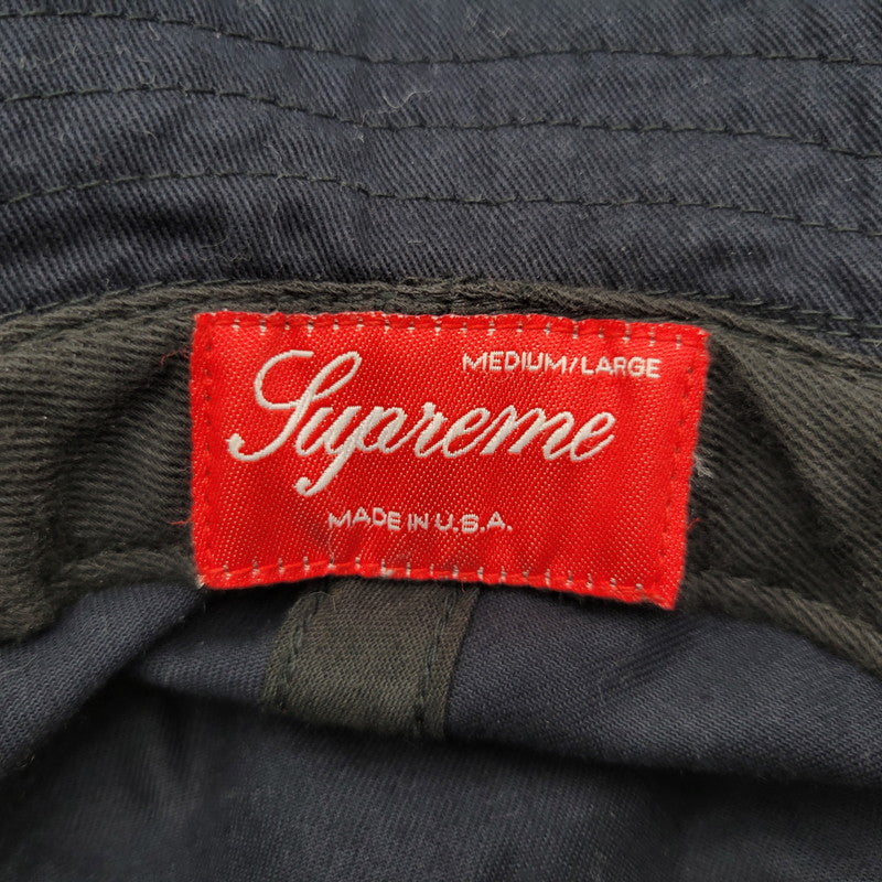 【中古品】【メンズ/レディース】 Supreme シュプリーム TWILL CRUSHER HAT ツイル クラッシャーハット 帽子 185-260512-as-24-izu サイズ：M/L カラー：ネイビー 万代Net店
