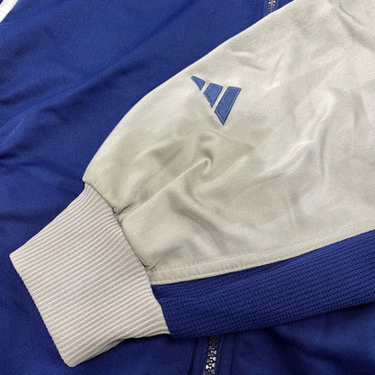 【中古品】【メンズ】 OLD ADIDAS オールド アディダス REAL MADRID TRACK JACKET レアル マドリード トラック ジャケット アウター 146-260523-kh-05-izu サイズ：L カラー：ブルー×グレー 万代Net店