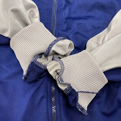【中古品】【メンズ】 OLD ADIDAS オールド アディダス REAL MADRID TRACK JACKET レアル マドリード トラック ジャケット アウター 146-260523-kh-05-izu サイズ：L カラー：ブルー×グレー 万代Net店
