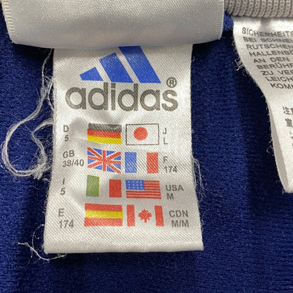 【中古品】【メンズ】 OLD ADIDAS オールド アディダス REAL MADRID TRACK JACKET レアル マドリード トラック ジャケット アウター 146-260523-kh-05-izu サイズ：L カラー：ブルー×グレー 万代Net店