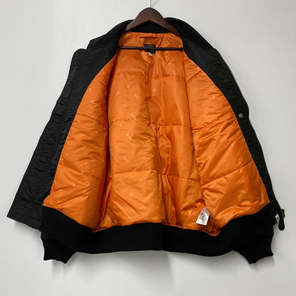 【中古美品】【メンズ】 A BATHING APE アベイシングエイプ 001HJK701003M SHARK MA-1 LOOSE JACKET シャーク エムエーワン ルーズ ジャケット アウター 142-260515-cs-20-izu サイズ：XL カラー：ブラック 万代Net店