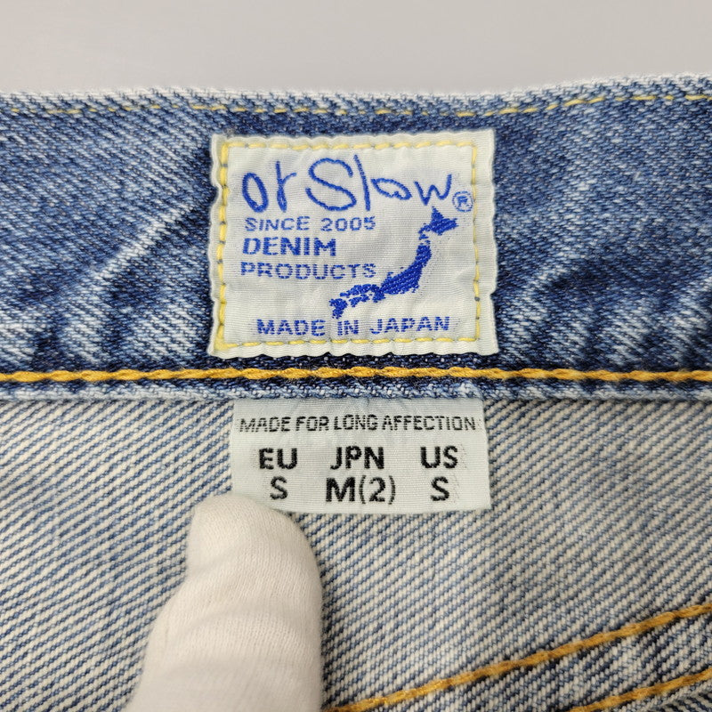 【中古品】【メンズ】 OR SLOW オアスロウ ZIP FLY DENIM PANTS ジップ フライ デニム パンツ ボトムス 156-260620-kh-06-izu サイズ：M カラー：インディゴ 万代Net店