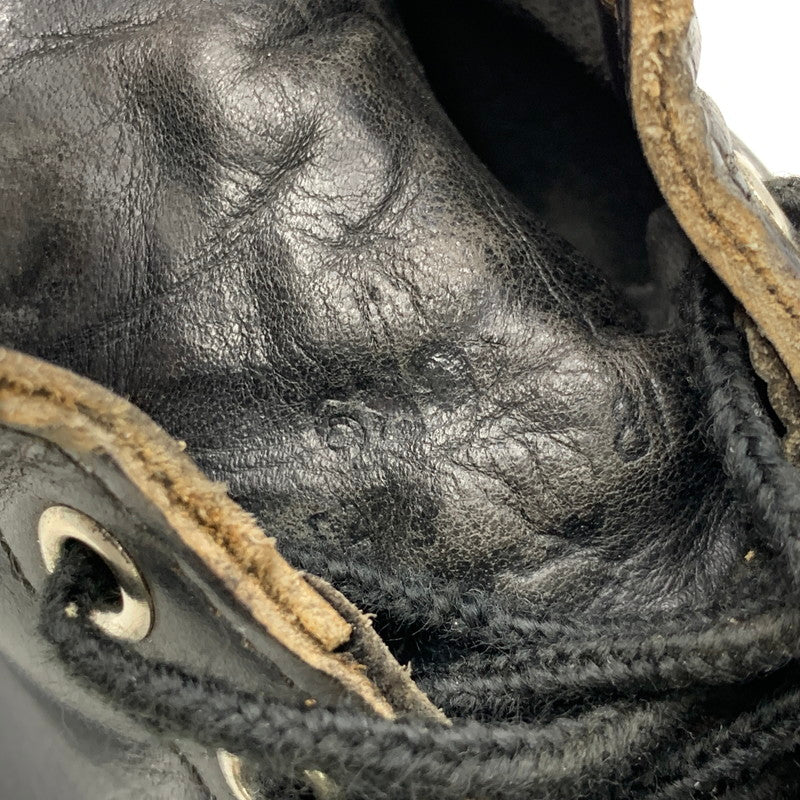 【中古品】【メンズ/レディース】 RED WING レッドウィング 8133 刺繍羽タグ USA製 SUPERSOLE 6-INCH MOC-TOE スーパーソール 6インチ モックトゥ ブーツ靴 164-260513-kh-18-izu サイズ：6 1/2D カラー：ブラック 万代Net店