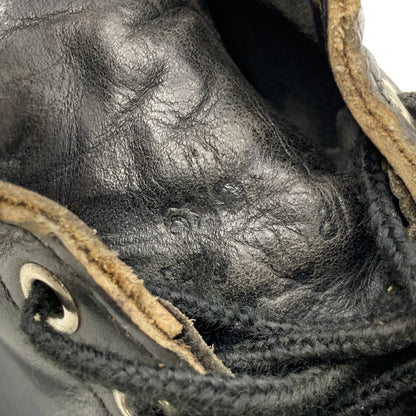 【中古品】【メンズ/レディース】 RED WING レッドウィング 8133 刺繍羽タグ USA製 SUPERSOLE 6-INCH MOC-TOE スーパーソール 6インチ モックトゥ ブーツ靴 164-260513-kh-18-izu サイズ：6 1/2D カラー：ブラック 万代Net店