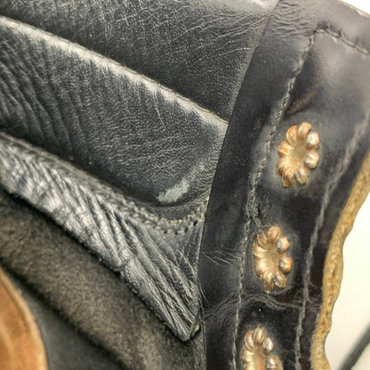 【中古品】【メンズ/レディース】 RED WING レッドウィング 8133 刺繍羽タグ USA製 SUPERSOLE 6-INCH MOC-TOE スーパーソール 6インチ モックトゥ ブーツ靴 164-260513-kh-18-izu サイズ：6 1/2D カラー：ブラック 万代Net店