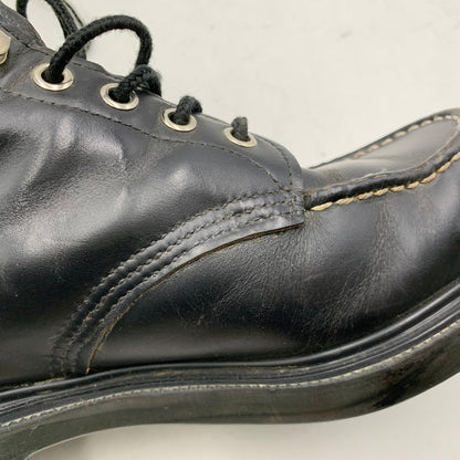 【中古品】【メンズ/レディース】 RED WING レッドウィング 8133 刺繍羽タグ USA製 SUPERSOLE 6-INCH MOC-TOE スーパーソール 6インチ モックトゥ ブーツ靴 164-260513-kh-18-izu サイズ：6 1/2D カラー：ブラック 万代Net店
