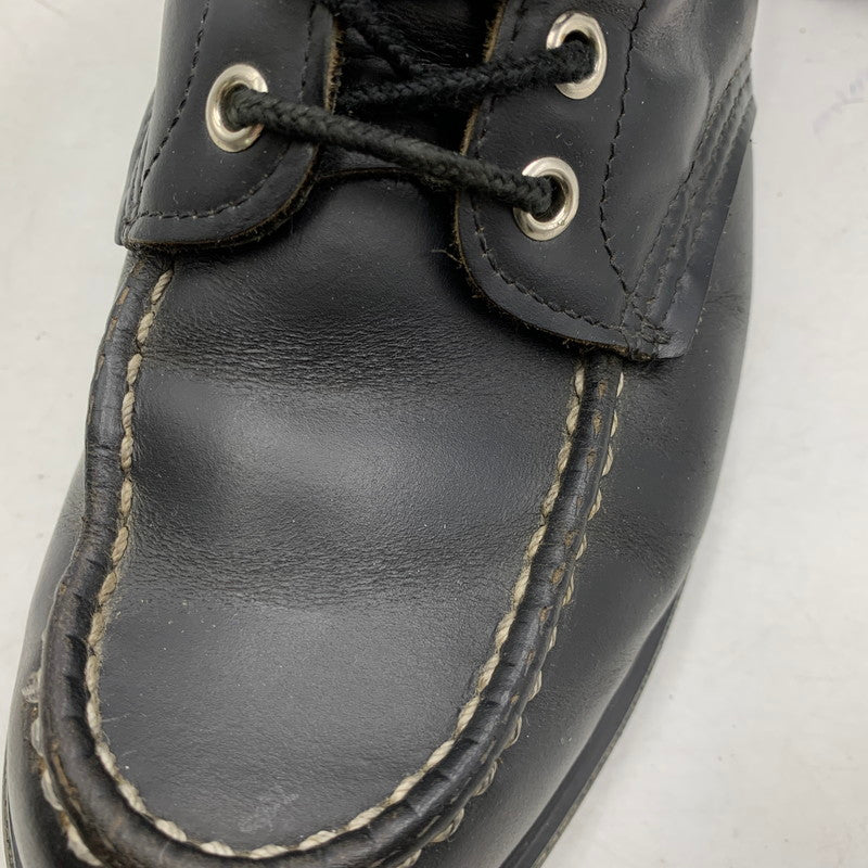 【中古品】【メンズ/レディース】 RED WING レッドウィング 8133 刺繍羽タグ USA製 SUPERSOLE 6-INCH MOC-TOE スーパーソール 6インチ モックトゥ ブーツ靴 164-260513-kh-18-izu サイズ：6 1/2D カラー：ブラック 万代Net店