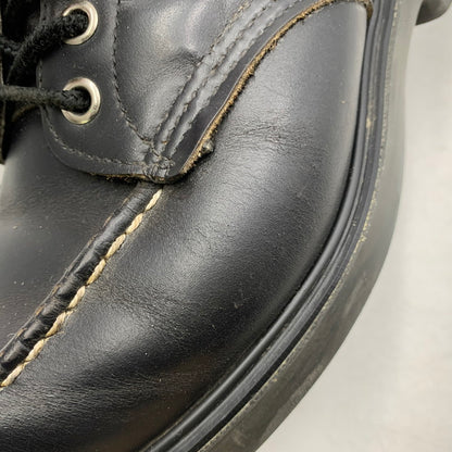【中古品】【メンズ/レディース】 RED WING レッドウィング 8133 刺繍羽タグ USA製 SUPERSOLE 6-INCH MOC-TOE スーパーソール 6インチ モックトゥ ブーツ靴 164-260513-kh-18-izu サイズ：6 1/2D カラー：ブラック 万代Net店