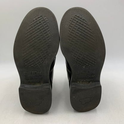 【中古品】【メンズ/レディース】 RED WING レッドウィング 8133 刺繍羽タグ USA製 SUPERSOLE 6-INCH MOC-TOE スーパーソール 6インチ モックトゥ ブーツ靴 164-260513-kh-18-izu サイズ：6 1/2D カラー：ブラック 万代Net店