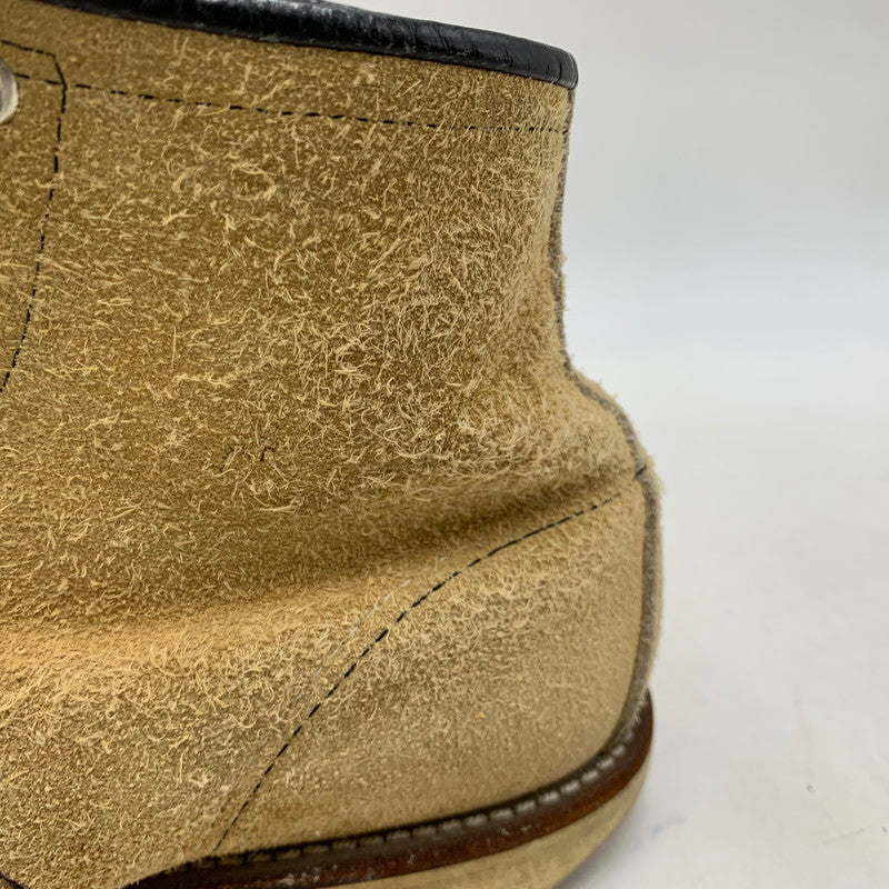 【現状渡し品】【メンズ】 RED WING レッドウィング 刺繍羽タグ USA製 IRISH SETTER MOC TOE SUEDE アイリッシュ セッター モック トゥ スエード ブーツ 靴 164-260513-kh-17-izu サイズ：7 1/2 カラー：ベージュ 万代Net店