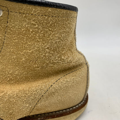【現状渡し品】【メンズ】 RED WING レッドウィング 刺繍羽タグ USA製 IRISH SETTER MOC TOE SUEDE アイリッシュ セッター モック トゥ スエード ブーツ 靴 164-260513-kh-17-izu サイズ：7 1/2 カラー：ベージュ 万代Net店