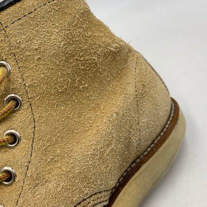 【現状渡し品】【メンズ】 RED WING レッドウィング 刺繍羽タグ USA製 IRISH SETTER MOC TOE SUEDE アイリッシュ セッター モック トゥ スエード ブーツ 靴 164-260513-kh-17-izu サイズ：7 1/2 カラー：ベージュ 万代Net店