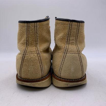 【現状渡し品】【メンズ】 RED WING レッドウィング 刺繍羽タグ USA製 IRISH SETTER MOC TOE SUEDE アイリッシュ セッター モック トゥ スエード ブーツ 靴 164-260513-kh-17-izu サイズ：7 1/2 カラー：ベージュ 万代Net店