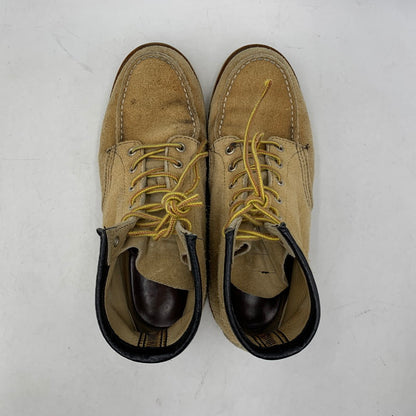 【現状渡し品】【メンズ】 RED WING レッドウィング 刺繍羽タグ USA製 IRISH SETTER MOC TOE SUEDE アイリッシュ セッター モック トゥ スエード ブーツ 靴 164-260513-kh-17-izu サイズ：7 1/2 カラー：ベージュ 万代Net店