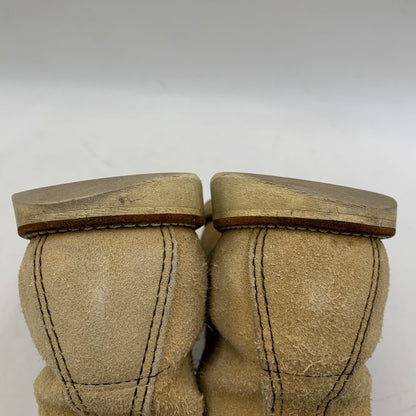 【現状渡し品】【メンズ】 RED WING レッドウィング 刺繍羽タグ USA製 IRISH SETTER MOC TOE SUEDE アイリッシュ セッター モック トゥ スエード ブーツ 靴 164-260513-kh-17-izu サイズ：7 1/2 カラー：ベージュ 万代Net店