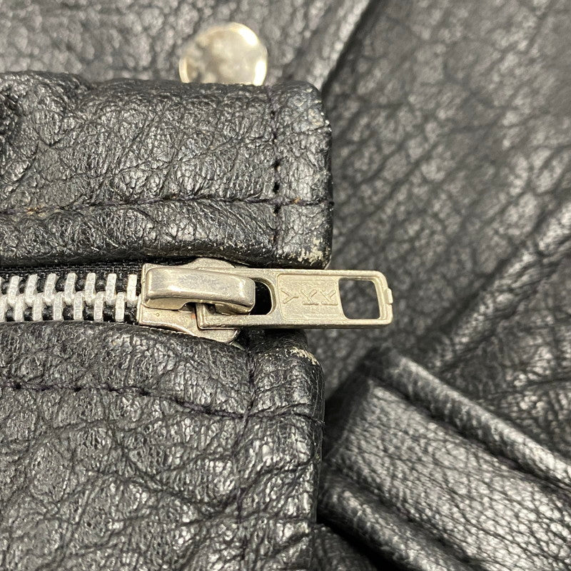 【中古品】【メンズ】 WILSONS LEATHER ウィルソンズレザー DOUBLE RIDERS JACKET ダブル ライダース ジャケット アウター 146-260513-kh-02-izu サイズ：S カラー：ブラック 万代Net店