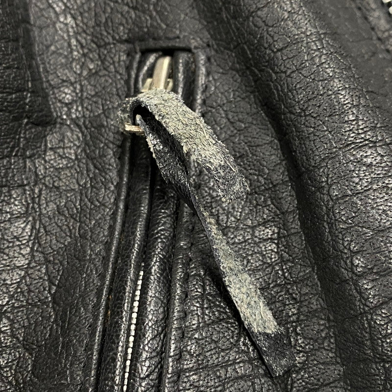 【中古品】【メンズ】 WILSONS LEATHER ウィルソンズレザー DOUBLE RIDERS JACKET ダブル ライダース ジャケット アウター 146-260513-kh-02-izu サイズ：S カラー：ブラック 万代Net店