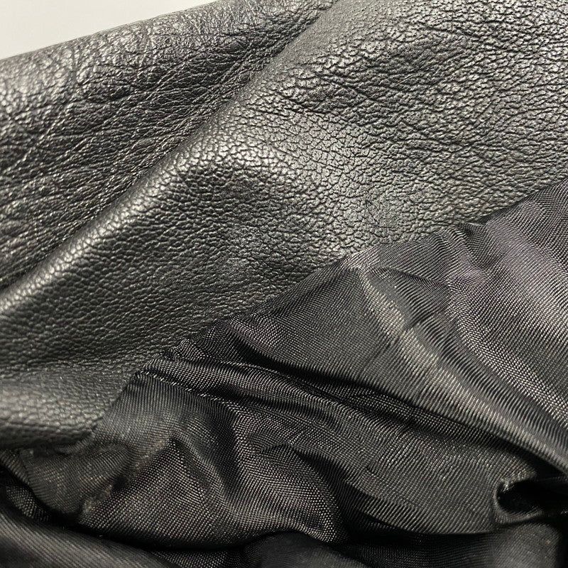 【中古品】【メンズ】 WILSONS LEATHER ウィルソンズレザー DOUBLE RIDERS JACKET ダブル ライダース ジャケット アウター 146-260513-kh-02-izu サイズ：S カラー：ブラック 万代Net店