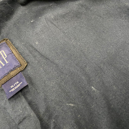 【中古品】【メンズ】 OLD GAP オールド ギャップ 紺タグ SHEEP LEATHER RIDERS JACKET シープ レザー ライダース ジャケット アウター 146-260513-kh-01-izu サイズ：XL カラー：ブラック 万代Net店