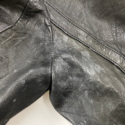 【中古品】【メンズ】 OLD GAP オールド ギャップ 紺タグ SHEEP LEATHER RIDERS JACKET シープ レザー ライダース ジャケット アウター 146-260513-kh-01-izu サイズ：XL カラー：ブラック 万代Net店