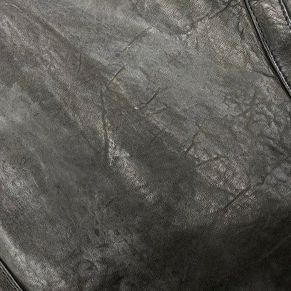 【中古品】【メンズ】 OLD GAP オールド ギャップ 紺タグ SHEEP LEATHER RIDERS JACKET シープ レザー ライダース ジャケット アウター 146-260513-kh-01-izu サイズ：XL カラー：ブラック 万代Net店