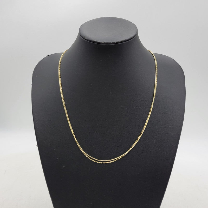 【中古品】【レディース】 MARIHA マリハ SV925 SILENT RAIN 2連 CHAIN NECKLACE サイレントレイン チェーン ネックレス アクセサリー 192-260513-kh-12-izu カラー：ゴールド 万代Net店