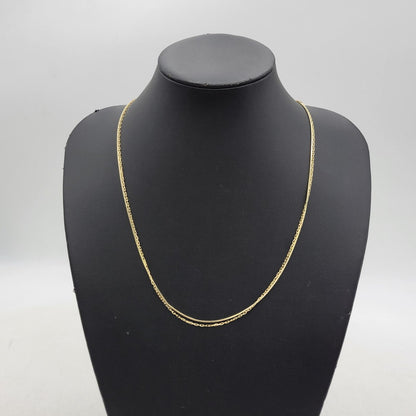 【中古品】【レディース】 MARIHA マリハ SV925 SILENT RAIN 2連 CHAIN NECKLACE サイレントレイン チェーン ネックレス アクセサリー 192-260513-kh-12-izu カラー：ゴールド 万代Net店