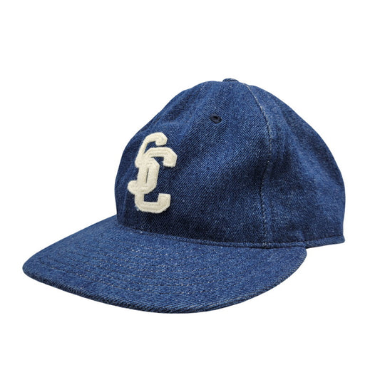 【中古品】【メンズ/レディース】 EBBETS FIELD FLANNELS エベッツフィールドフランネルズ SC DENIM BASEBALL CAP デニム ベースボールキャップ 帽子 185-260523-as-07-izu サイズ：7 1/2 カラー：インディゴ 万代Net店