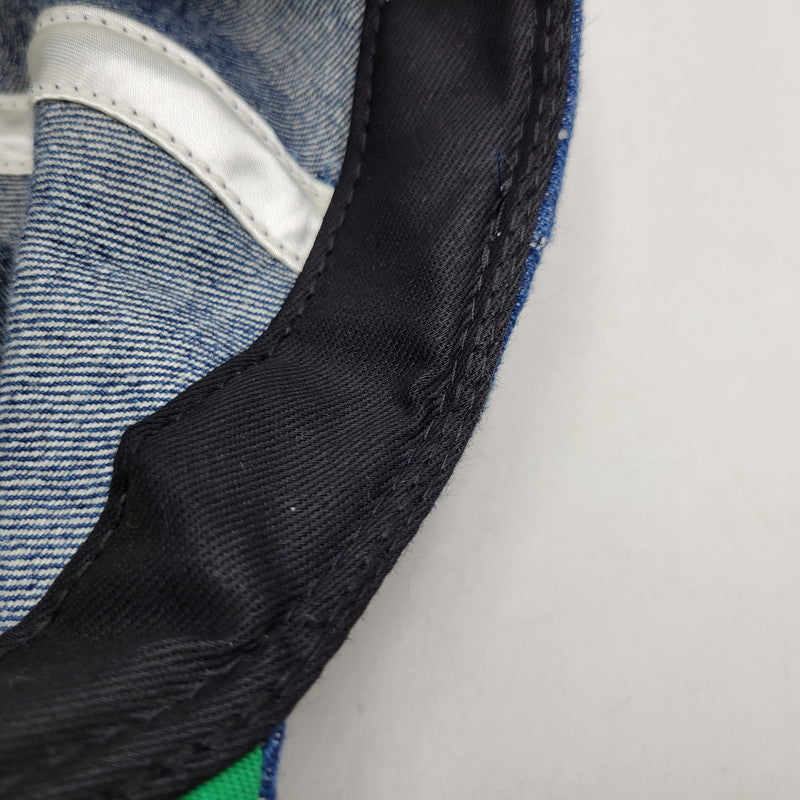 【中古品】【メンズ/レディース】 EBBETS FIELD FLANNELS エベッツフィールドフランネルズ SC DENIM BASEBALL CAP デニム ベースボールキャップ 帽子 185-260523-as-07-izu サイズ：7 1/2 カラー：インディゴ 万代Net店