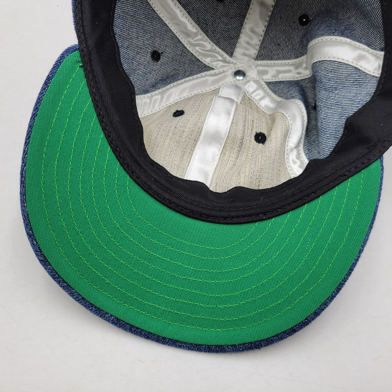 【中古品】【メンズ/レディース】 EBBETS FIELD FLANNELS エベッツフィールドフランネルズ SC DENIM BASEBALL CAP デニム ベースボールキャップ 帽子 185-260523-as-07-izu サイズ：7 1/2 カラー：インディゴ 万代Net店
