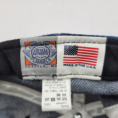 【中古品】【メンズ/レディース】 EBBETS FIELD FLANNELS エベッツフィールドフランネルズ SC DENIM BASEBALL CAP デニム ベースボールキャップ 帽子 185-260523-as-07-izu サイズ：7 1/2 カラー：インディゴ 万代Net店