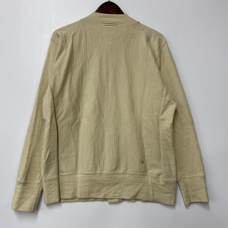 【中古品】【レディース】 45R フォーティファイブ・アール US MOO WOOL 908 REVERSE LOGO STADIUM CARDIGAN ロゴ スタジアム カーディガン 168-260516-as-01-izu サイズ：3 カラー：ベージュ 万代Net店