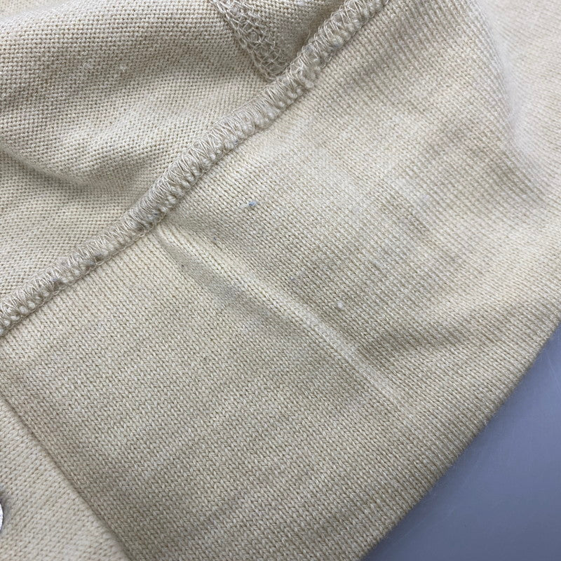 【中古品】【レディース】 45R フォーティファイブ・アール US MOO WOOL 908 REVERSE LOGO STADIUM CARDIGAN ロゴ スタジアム カーディガン 168-260516-as-01-izu サイズ：3 カラー：ベージュ 万代Net店