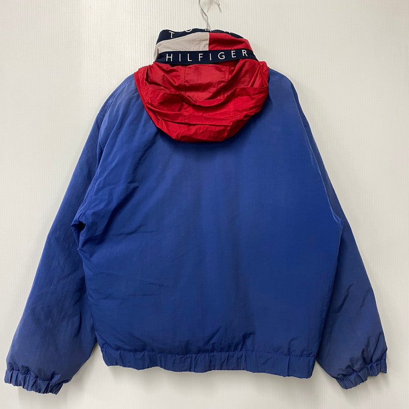 【中古品】【メンズ】 TOMMY HILFIGER トミーヒルフィガー DOWN JACKET ダウンジャケット アウター 146-260524-as-31-izu サイズ：L カラー：ブルー 万代Net店