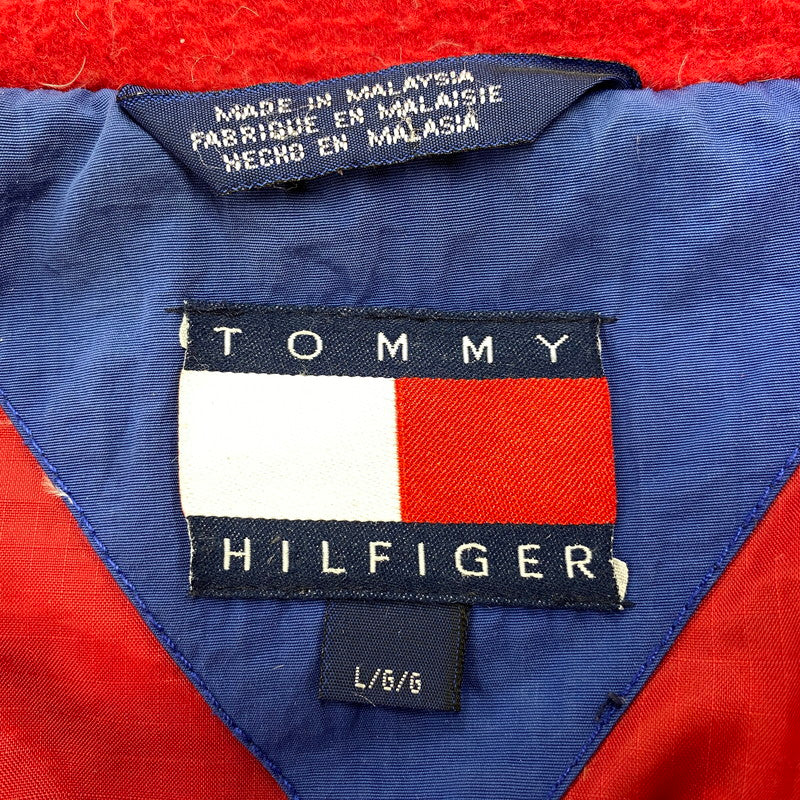 【中古品】【メンズ】 TOMMY HILFIGER トミーヒルフィガー DOWN JACKET ダウンジャケット アウター 146-260524-as-31-izu サイズ：L カラー：ブルー 万代Net店