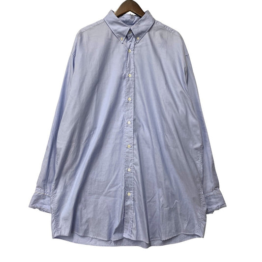 【中古品】【メンズ】 MAISON MARGIELA メゾン マルジェラ SI1DL0002 S52925 ORGANIC COTTON OXFORD OVER SHIRT オーガニック コットン オックスフォード オーバー シャツ トップス 141-260513-kh-06-izu サイズ：37 カラー：ライトブルー 万代Net店