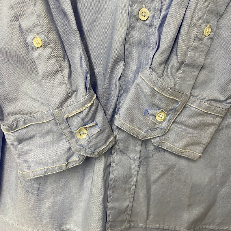【中古品】【メンズ】 MAISON MARGIELA メゾン マルジェラ SI1DL0002 S52925 ORGANIC COTTON OXFORD OVER SHIRT オーガニック コットン オックスフォード オーバー シャツ トップス 141-260513-kh-06-izu サイズ：37 カラー：ライトブルー 万代Net店