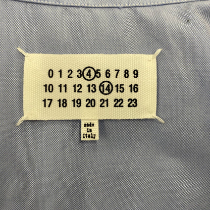 【中古品】【メンズ】 MAISON MARGIELA メゾン マルジェラ SI1DL0002 S52925 ORGANIC COTTON OXFORD OVER SHIRT オーガニック コットン オックスフォード オーバー シャツ トップス 141-260513-kh-06-izu サイズ：37 カラー：ライトブルー 万代Net店