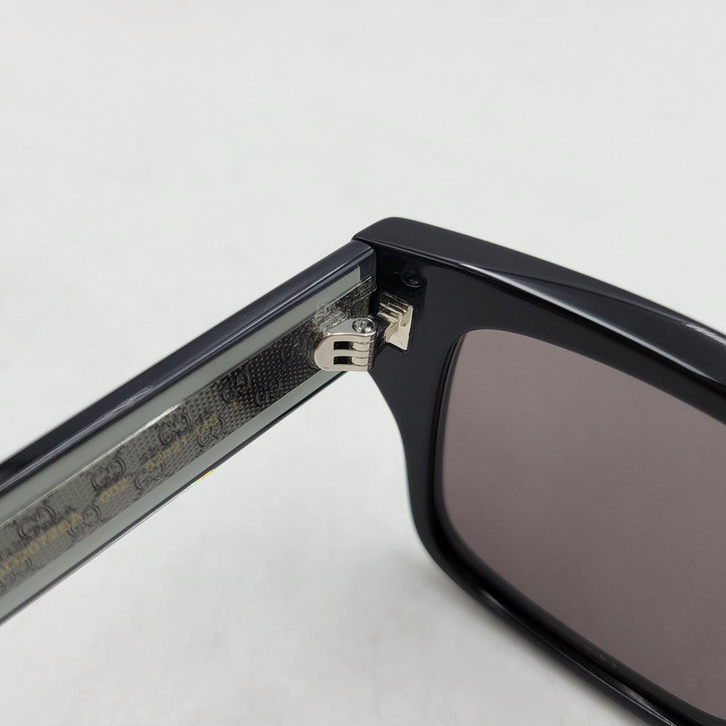 【中古品】【メンズ/レディース】 GUCCI グッチ GG2072SA-002 SQUARE SUNGLASSES スクエア サングラス 183-260513-kh-11-izu サイズ：52□21-145 カラー：ブラック 万代Net店