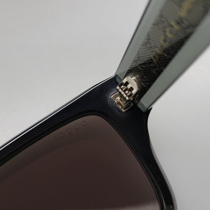 【中古品】【メンズ/レディース】 GUCCI グッチ GG2072SA-002 SQUARE SUNGLASSES スクエア サングラス 183-260513-kh-11-izu サイズ：52□21-145 カラー：ブラック 万代Net店