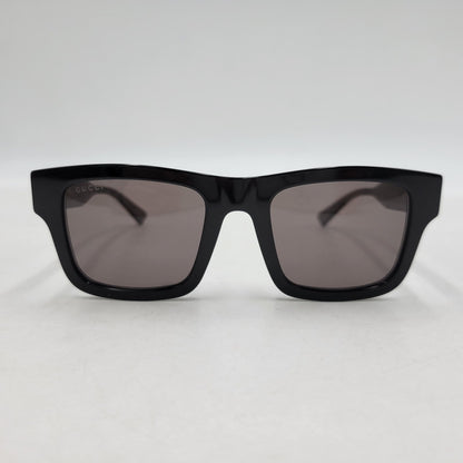 【中古品】【メンズ/レディース】 GUCCI グッチ GG2072SA-002 SQUARE SUNGLASSES スクエア サングラス 183-260513-kh-11-izu サイズ：52□21-145 カラー：ブラック 万代Net店