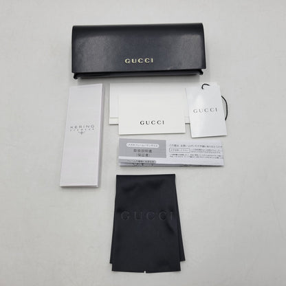 【中古品】【メンズ/レディース】 GUCCI グッチ GG2072SA-002 SQUARE SUNGLASSES スクエア サングラス 183-260513-kh-11-izu サイズ：52□21-145 カラー：ブラック 万代Net店