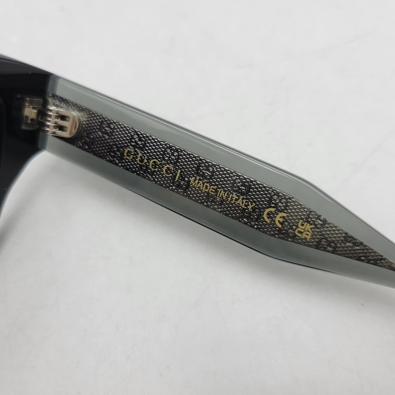 【中古品】【メンズ/レディース】 GUCCI グッチ GG2072SA-002 SQUARE SUNGLASSES スクエア サングラス 183-260513-kh-11-izu サイズ：52□21-145 カラー：ブラック 万代Net店