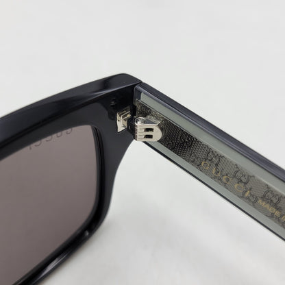 【中古品】【メンズ/レディース】 GUCCI グッチ GG2072SA-002 SQUARE SUNGLASSES スクエア サングラス 183-260513-kh-11-izu サイズ：52□21-145 カラー：ブラック 万代Net店